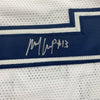 Autographed/Signed Michael Gallup Dallas Color Rush White Football Jersey JSA COA