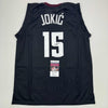 Autographed/Signed Nikola Jokic Denver Black 5280 City Edition Basketball Jersey JSA COA
