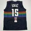 Autographed/Signed Nikola Jokic Denver Black Rainbow Basketball Jersey JSA COA