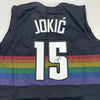 Autographed/Signed Nikola Jokic Denver Black Rainbow Basketball Jersey JSA COA