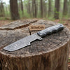 Premium Damascus Tracker Fixed Blade Knife Full Tang Durable EDC Blade by JW SteelCrafts