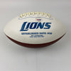 Autographed/Signed Matthew Stafford Detroit Lions Full Size F/S White Panel Logo Football PSA/DNA COA