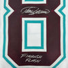 Autographed/Signed Teemu Selanne "Finnish Flash" Anaheim White Retro Hockey Jersey JSA COA by Hall of Fame Sports Memorabilia