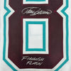 Framed Autographed/Signed Teemu Selanne Finnish Flash 35x39 Anaheim White Retro Hockey Jersey JSA COA