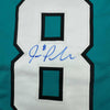 Framed Autographed/Signed Joe Pavelski 35x39 San Jose Teal Hockey Jersey JSA COA