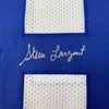 Autographed/Signed Steve Largent Seattle White Football Jersey PSA/DNA COA by Hall of Fame Sports Memorabilia