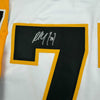 Autographed/Signed Paul Coffey Pittsburgh White Hockey Jersey JSA COA