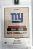 2025 Panini Instant NFL Abdul Carter #DN3 Draft Night Auto /99 New York Giants Rookie RC Football Card