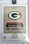 2025 Panini Instant NFL Matthew Golden #DN12 Draft Night Auto /99 Green Bay Packers Rookie RC Football Card