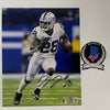 Autographed/Signed Josh Jacobs Las Vegas Oakland Raiders 8x10 Football Photo Beckett BAS COA #4
