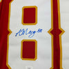 Framed Autographed/Signed Andrew Mangiapane 35x39 Calgary Red Hockey Jersey JSA COA by Hall of Fame Sports Memorabilia