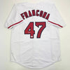Autographed/Signed Terry Francona Boston White Baseball Jersey Beckett BAS COA by Hall of Fame Sports Memorabilia