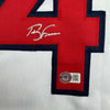 Autographed/Signed Terry Francona Boston White Baseball Jersey Beckett BAS COA by Hall of Fame Sports Memorabilia