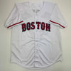 Autographed/Signed Terry Francona Boston White Baseball Jersey Beckett BAS COA by Hall of Fame Sports Memorabilia
