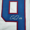 Autographed/Signed Nathan MacKinnon Colorado White Hockey Jersey JSA COA