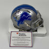 Autographed/Signed Jared Goff Detroit Lions Mini Football Helmet Fanatics COA