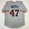 Autographed/Signed Jack Morris Detroit Grey Baseball Jersey JSA COA by Hall of Fame Sports Memorabilia