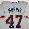 Autographed/Signed Jack Morris Detroit Grey Baseball Jersey JSA COA by Hall of Fame Sports Memorabilia