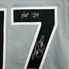 Framed Autographed/Signed Todd Helton HOF 24 35x39 Colorado Grey Baseball Jersey Tristar COA
