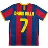 Autographed/Signed David Villa FC Barcelona Blue Soccer Jersey Beckett BAS COA by Hall of Fame Sports Memorabilia
