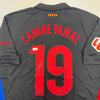 Autographed/Signed Lamine Yamal FC Barcelona Black Soccer Jersey Beckett BAS COA by Hall of Fame Sports Memorabilia