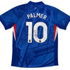 Autographed/Signed Cole Palmer Chelsea FC Blue Soccer Futbol Jersey Beckett BAS COA by Hall of Fame Sports Memorabilia
