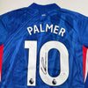 Autographed/Signed Cole Palmer Chelsea FC Blue Soccer Futbol Jersey Beckett BAS COA by Hall of Fame Sports Memorabilia