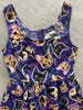 Galaxy Cats Shorter Length Fit & Flare Dress - Small Only by Retrolicious