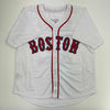 Autographed/Signed Mike Napoli Boston Red Sox White Baseball Jersey JSA COA