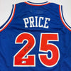 Autographed/Signed Mark Price Cleveland Blue Basketball Jersey Beckett BAS COA by Hall of Fame Sports Memorabilia