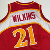 Autographed/Signed Dominique Wilkins Atlanta Red Basketball Jersey Beckett BAS COA by Hall of Fame Sports Memorabilia