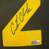 Autographed/Signed Caitlin Clark Iowa Black Basketball Jersey Panini COA by Hall of Fame Sports Memorabilia