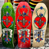 Bryan Pennington BBC Crucifix HAND-PAINTED, LIMITED EDITION Deck 10.3"x30.5" (1 of 15) by Brand-X Skateboards