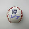 Autographed/Signed Walker Buehler 2020 World Series Rawlings Official Major League Baseball ROML Beckett BAS COA