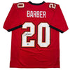 Autographed/Signed Ronde Barber Tampa Bay Red Football Jersey Beckett BAS COA by Hall of Fame Sports Memorabilia