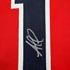 Framed Autographed/Signed Ozzie Albies 35x39 Atlanta Red Baseball Jersey JSA COA by Hall of Fame Sports Memorabilia