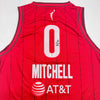 Autographed/Signed Kelsey Mitchell Indiana Red Basketball Jersey PSA COA by Hall of Fame Sports Memorabilia