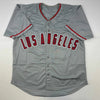 Autographed/Signed Vladimir Vlad Guerrero Los Angeles LA Anaheim Grey Baseball Jersey Beckett BAS COA by Hall of Fame Sports Memorabilia