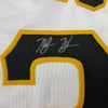 Autographed/Signed Ke'Bryan Hayes Pittsburgh White Baseball Jersey Beckett BAS COA