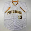 Autographed/Signed Ke'Bryan Hayes Pittsburgh White Baseball Jersey Beckett BAS COA