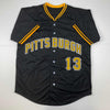 Autographed/Signed Ke'Bryan Hayes Pittsburgh Black Baseball Jersey Beckett BAS COA