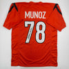 Autographed/Signed Anthony Munoz Cincinnati Orange Football Jersey Beckett BAS COA by Hall of Fame Sports Memorabilia