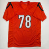 Autographed/Signed Anthony Munoz Cincinnati Orange Football Jersey Beckett BAS COA by Hall of Fame Sports Memorabilia