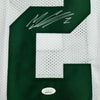 Framed Autographed/Signed Mason Crosby 35x39 Green Bay White Football Jersey JSA COA