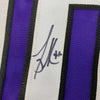 Autographed/Signed Mike Bibby Sacramento Purple Basketball Jersey Steiner COA