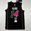 Autographed/Signed Tyler Herro Miami Black Mashup City Basketball Jersey JSA COA