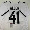 Autographed/Signed Josh Allen Jacksonville White Football Jersey JSA COA