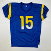Autographed/Signed Tutu Atwell Los Angeles LA Blue Football Jersey Beckett BAS COA