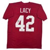 Autographed/Signed Eddie Lacy Alabama Red College Football Jersey PSA COA by Hall of Fame Sports Memorabilia