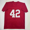 Autographed/Signed Eddie Lacy Alabama Red College Football Jersey PSA COA by Hall of Fame Sports Memorabilia